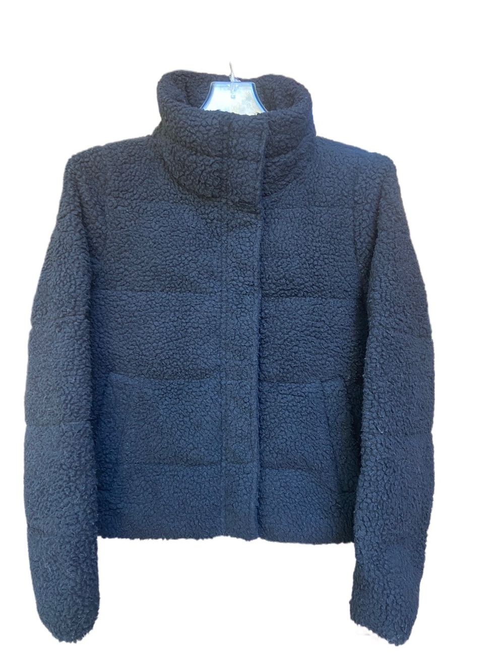 Abercrombie & Fitch Black Teddy Sherpa Jacket Size XS - New with Tags!